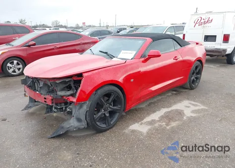 2017 Chevrolet Camaro 2Lt from USA, damaged, VIN 1G1FD3DX6H0114855